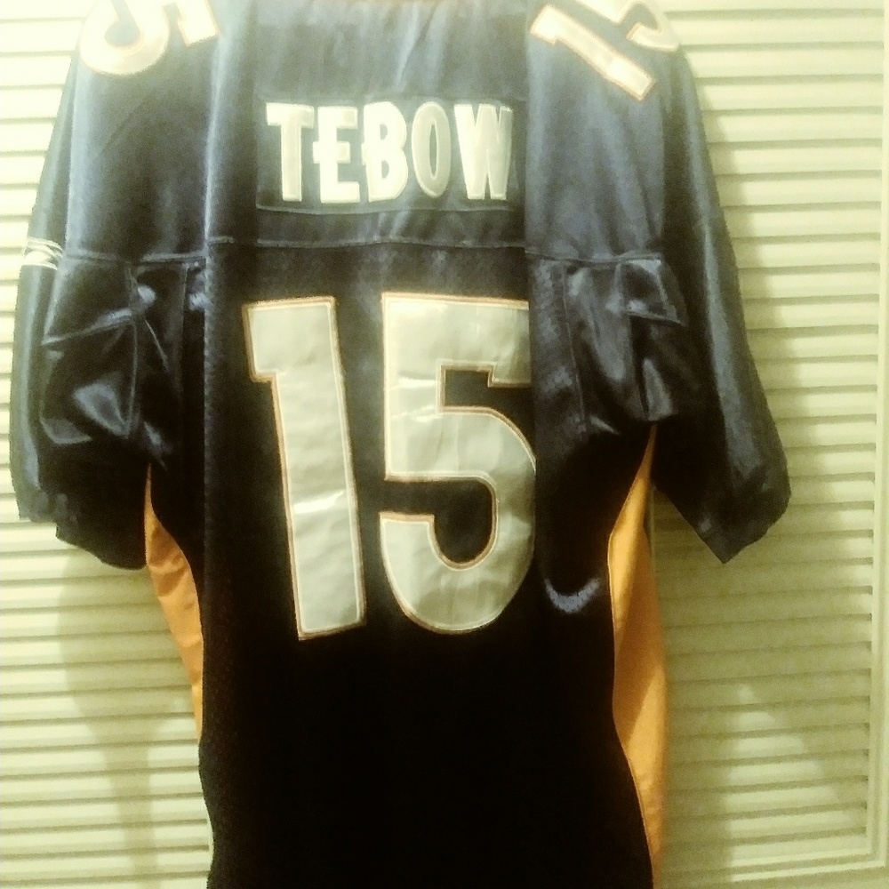 Tim Tebow Onfield Denver Bronco Jersey